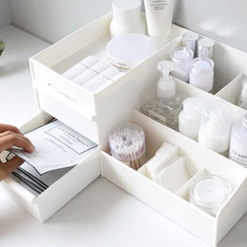 Cosmetics Storage Box New Cosmetics Drawer Dressing Table Skin Care Rack Portable Storage Container Mobile Phone Sundries Inlay