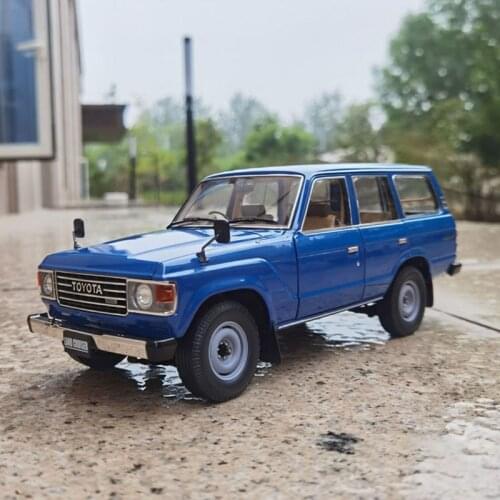 1:18 Scale TOYOTA LAND CRUISER LC60 Alloy Simulation Car Model Metal Die-Cast Toy Alloy Vehicle for Adult Collection Souvenir