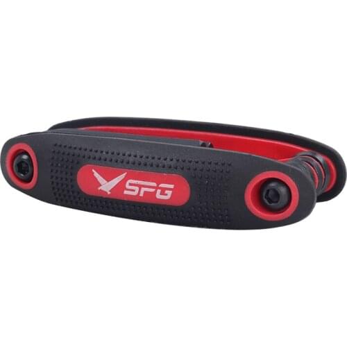 Multi-tool Set Virous Sizes Hexagonal Spanner Accessories for bow hunting Archery Portable Folding Wrench 9 in 1