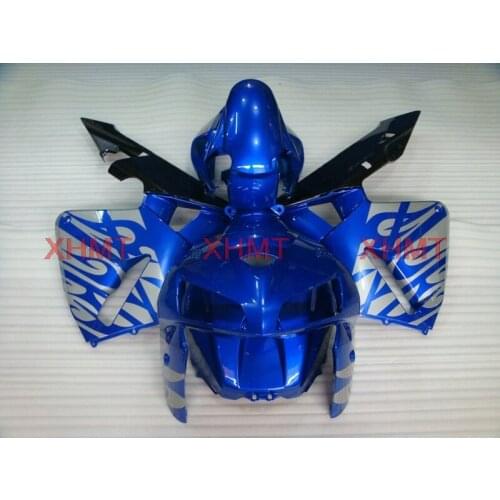 For CBR600 RR 2005 - 2006 Full Body Kits CBR600 RR 2006 Full Body Kits for Honda CBR600RR 2006 Blue Silvery Flame 2 Fairing
