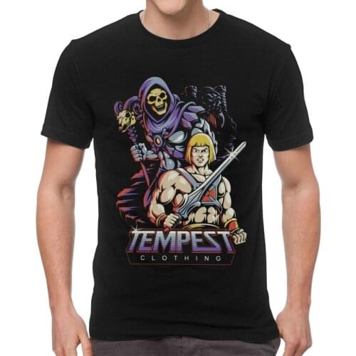 He-Man And The Masters Of The Universe T-shirt Men Streetwear T Shirt Short Sleeve Cotton Anime Tshirt Cool Tee Tops