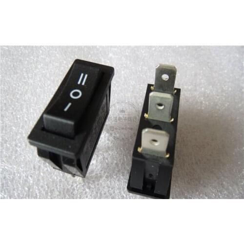 Original new 100% 1339 TYPE power rocker switch 3pin 3gear warping plate rocker barrel 10A250VAC