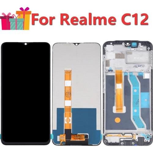 Display Replace 6.5"For Realme C12 LCD Touch Screen Digitizer Assembly RMX218