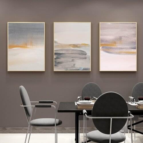 Natural Landscape Poster Modern Abstract Canvas Painting Nordic Posters and Prints Wall Art Pictures for Living room Home Decor