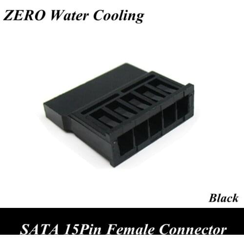 100pcs/lot Straight SATA 15Pin Female Power Connector