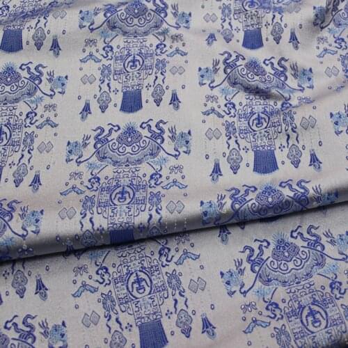 Retro Jacquard Brocade Fabric,3D jacquard yarn dyed fabric for clothing,bedding,chic bag DIY by meter