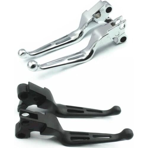 Motorcycle Slotted Brake Clutch Levers For Harley XL 1996-2003 Dyna 1996-2007 Touring 1996-2007 Softail 2011-2014