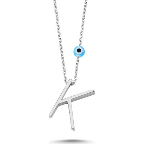 Silver 925 Set-K-Letter Ghost Pendant