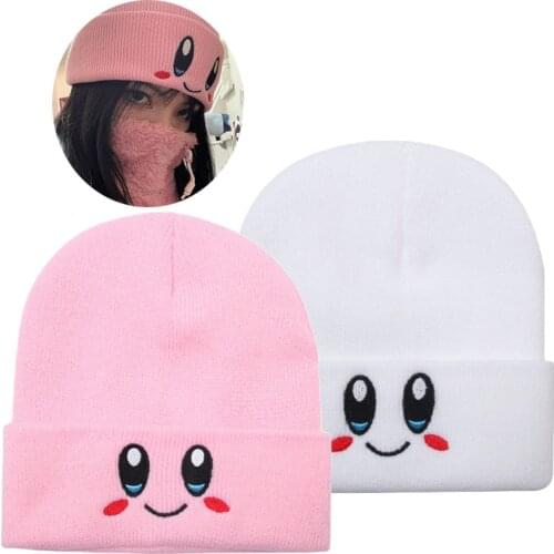 Cute Autumn and Winter Casual Knitted Embroidery Hat Cosplay Kawaii Funny Hat Kids Adult Birthday Gift Cartoon Wool Cap