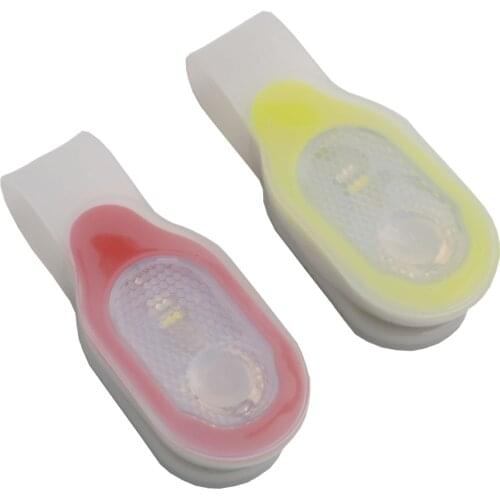 LED Clip on Cloth Magnetic Surfaces Safety Lights Hiking Running Safety Warning Silicone Clip Lamp Reflective Strap Emergency