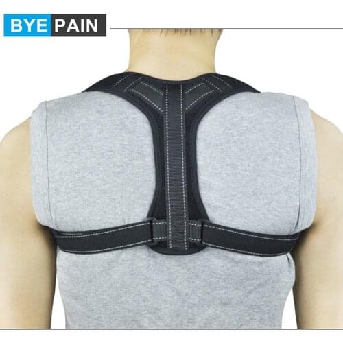 1Pcs BYEPAIN Adjustable Posture Corrector, Reflective Stripe Back Support Correct Belt Shaper Shoulder Posture Support Strap
