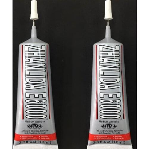 2pcs ZLD E6000 110ml Multipurpose Industrial Adhesive Jewelry Cloth Craft Crystal Rhinestone DIY Phone Screen Glass Liquid Glue