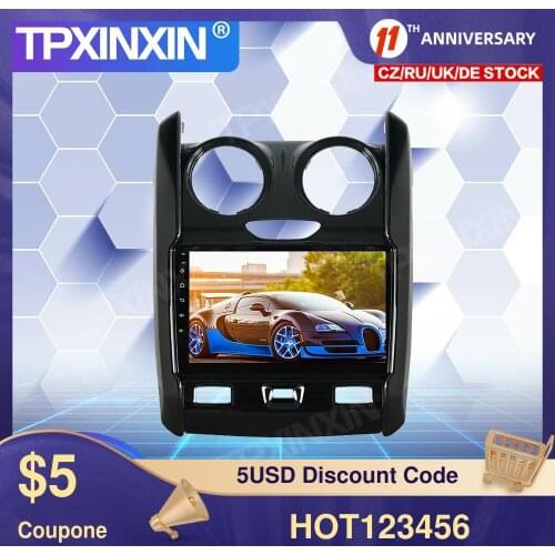 4+128G For Renault duster 2015-2020 Car Multimedia Player GPS Navigation Headunit Auto Radio Audio Stereo Tape Recorder Carplay