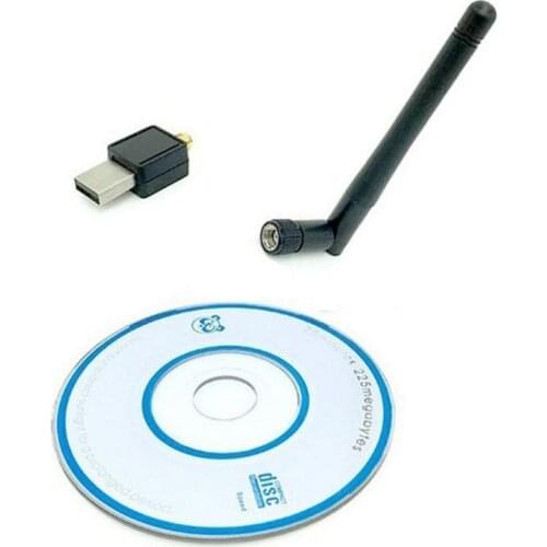 ANPWOO 150M Wireless Network Card USB2.0 External with Antenna Wifi Receiver Desktop Laptop Adapter