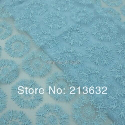 D po63 Net cloth cotton embroidery fabric home textile cloth embroidery fashion apparel wholesale electronic Best new