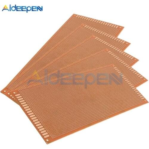 DIY Bakelite Plate Paper Prototype PCB Universal Experiment Matrix Board Single Sided Sheet Copper 10x22cm 10*22CM