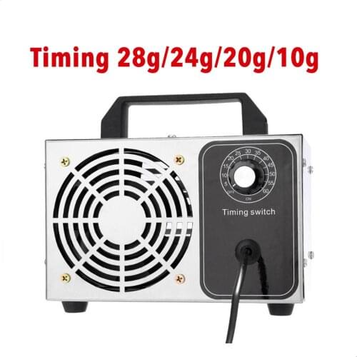 28G ozone generator 220V 20G 24G 10G air purifier household portable generator with time switch