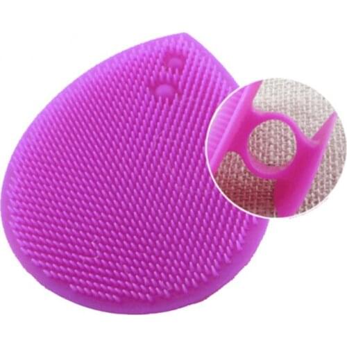 Face Cleansing Brush Baby Bath Massage Waterproof Facial Cleansing Brush Soft Silicone Deep Face Pore Cleanser Brush Skin Care