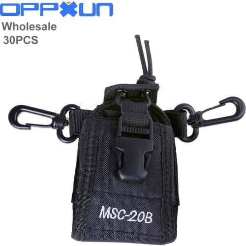OPPXUN For Baofeng Walkie Talkie Accessories MSC-20B holder Case radio bag for CB Radio Baofeng UV-5R UV-5RE UV-B5 888s Kenwood