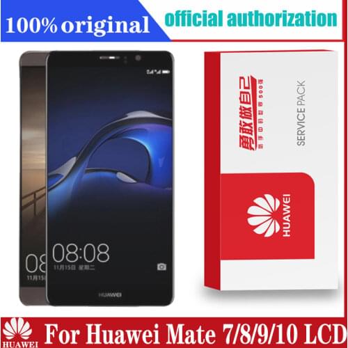 Original with Knuckle screenshot Display Mate7 Mate8 Mate9 Mate10 + Frame for Huawei Mate 7 8 9 10 LCD Touch Screen Digitizer
