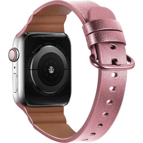 Plastic Leather strap For apple watch band 42mm 44mm iwatch Series SE 6 5 4 3 2 Accessories loop 38mm bracelet Replacement 40mm