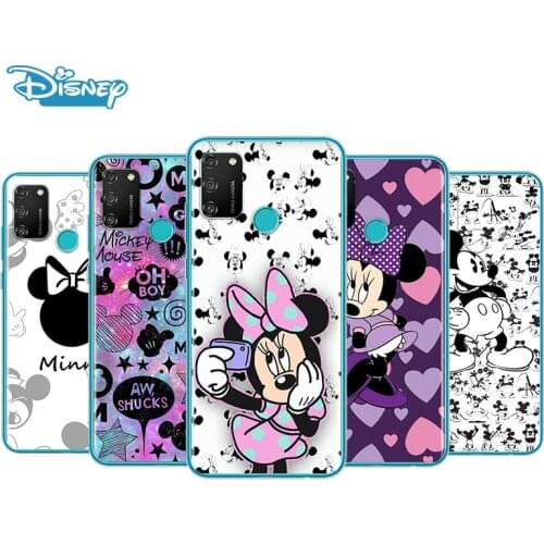 Transparent Cover Disney Mickey mouse print For Honor V30 View 20 V20 30i 30S 30 20S 20E 20i 20 Lite Pro Plus Phone Case