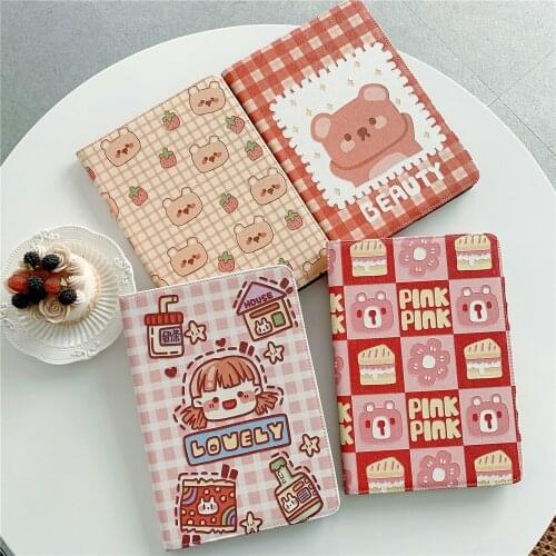 Cute cartoon Soft Tablet Beschermhoes For Ipad Air 4 Ipad Pro 2020 Cover ipad 10.5 case ipad case 7 th generation Ipad Pro 2021