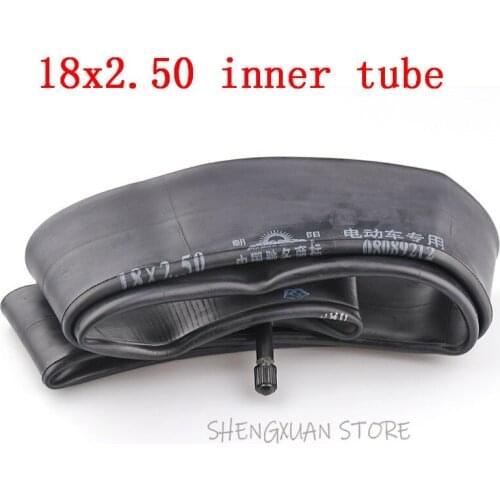 Lightning shipment High performance18x2.5 inner tube with a Straight Valve fit many gas electric scooters and e-Bike