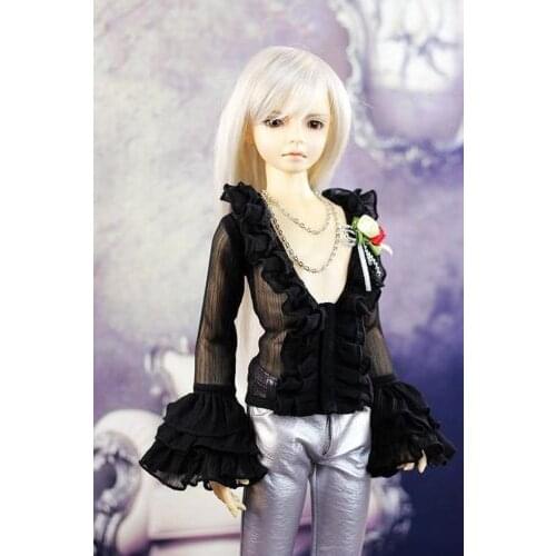 [wamami] 80# Black Shirt 1/4 MSD DOD BJD Doll Dollfie