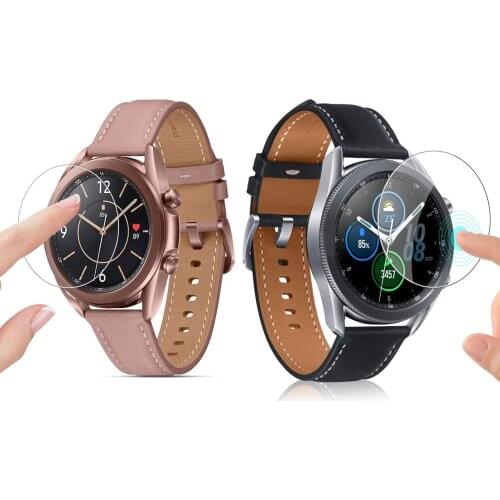 Tempered Glass Film Screen Protector for Samsung Galaxy Watch 3 41mm 45mm Smartwatch Screen Protector Film Accessories