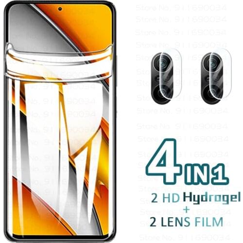 999D Curved Full Cover Soft Protective Glass on for Xiaomi Mi Poco F3 Hydrogel Film Pocophone X3 Nfc Pro F3 M3 Screen Protector