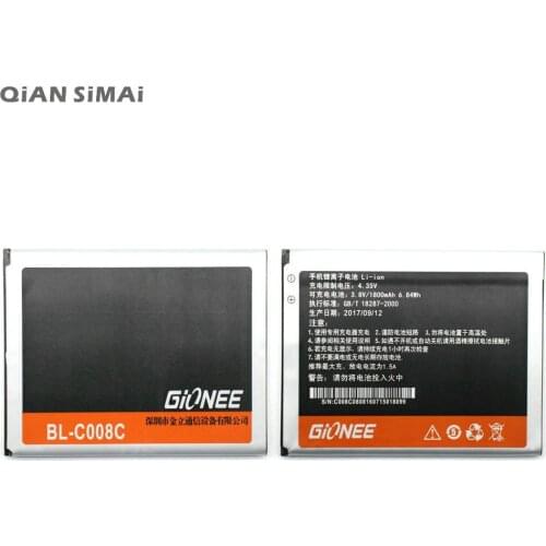 QiAN SiMAi 1pcs 100% High Quality BL-C008C 1800mAh Battery For Gionee GN151 phone