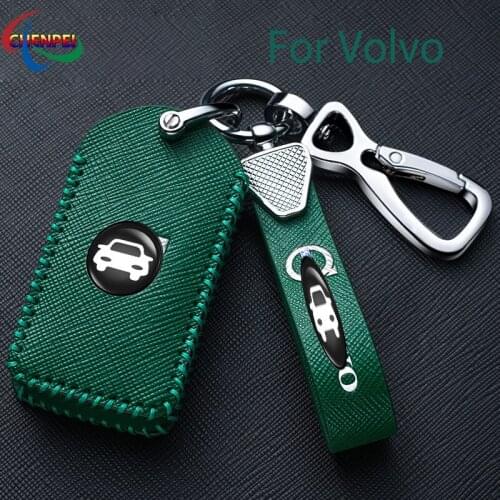 Car Key Case Cover For Volvo XC60 S90 XC90 XC40 V90 S60 2021 Protect Car Key Interior Decoration Accessories