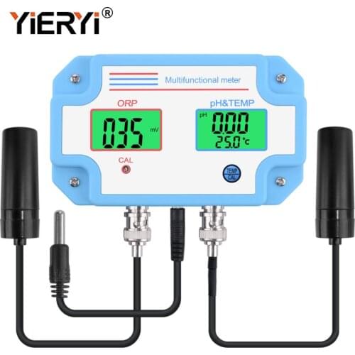 Yieryi PH-2989 Digital LED PH And ORP Meter Tester with 2 in 1 High Accuracy Monitoring Equipment Tool