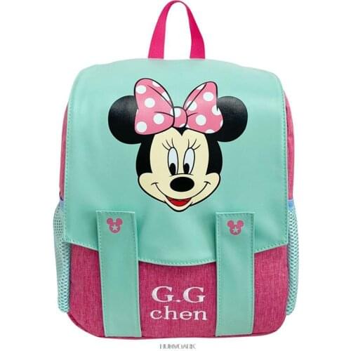 Lovely Children Backpack Minnie Kids 1-2 grade Students School Bags Cartoon fashion Boys and Girls Colorful Children Backpack