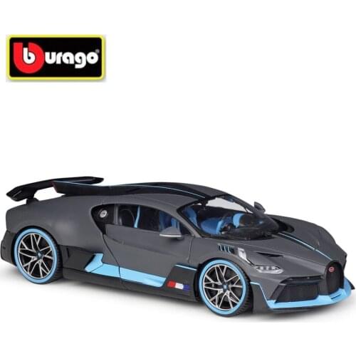 Bburago Diecast 1:18 Divo Grey Sport Cars High Simulation Vehicle Alloy Model Car
