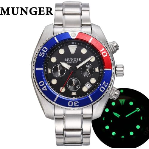 MUNGER Chronograph Watches