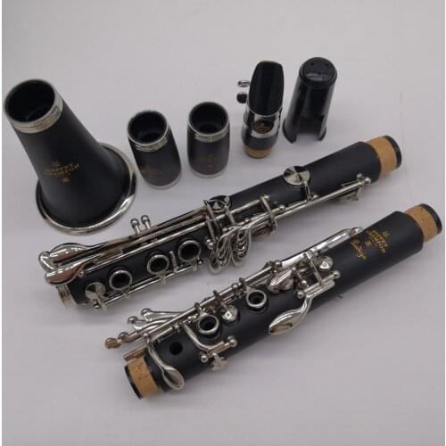 Music Fancier Club Bakelite A Clarinets Prodige Professional Clarinet Silver Plated Keys 17 Keys With Case Mouthpiec