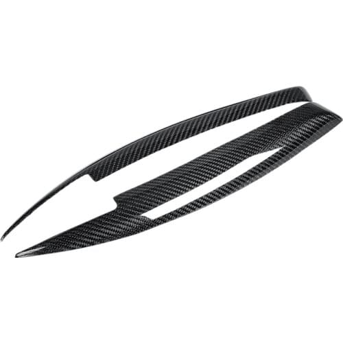 Carbon Fiber Headlight Eyebrow Eyelid for Bmw E81 E82 E87 E88 128I 135I 2004 2005 2006 2007 2008 2009 2010 Carbon Fiber Light Ey
