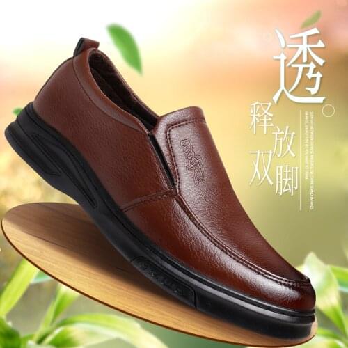 Oxfords Leather Men Shoes Vogue Casual Pointed Top Formal Business Male Wedding Dress Flats Wholesales Fad New