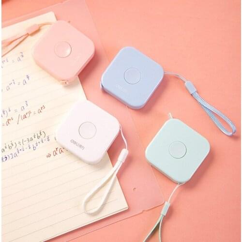 Plastic Retractable Sewing Measuring Tools Camping Supplies Multi Purpose Tape Measure Portable 1Pcs for Household Mini Keychain