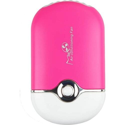 Mini Portable Handheld Desk Air Conditioner 400mAh Lithium Battery Humidification Cooler USB Rechargeable Cooling Fan