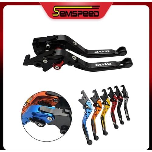 Motorcycle Brakes CNC Aliuminum Adjustable Clutch Brake Lever For Kawasaki ZX-6R ZX6R 2000-2004 2017-2018 2019-2020