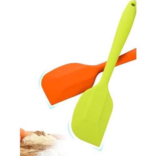 Butter Cream Scraper Silicone Spatula Vegetable Fruit Non-stick Kitchen Accessories Gadgets Goods Kitchen Utensils Cooking Tools