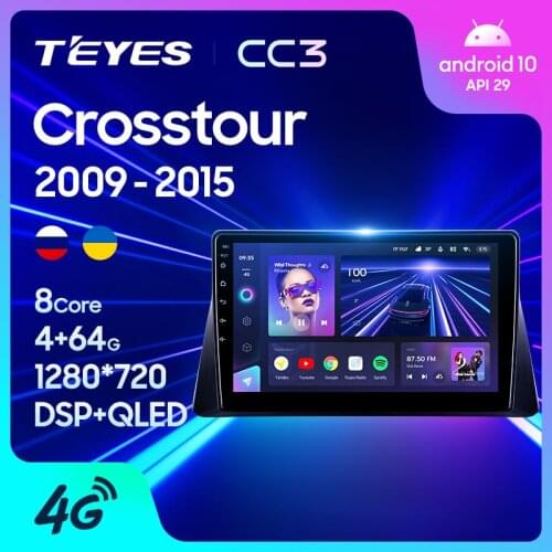 TEYES CC3 For Honda Crosstour 1 TF 2009 - 2015 Car Radio Multimedia Video Player Navigation stereo GPS Android No 2din 2 din dvd