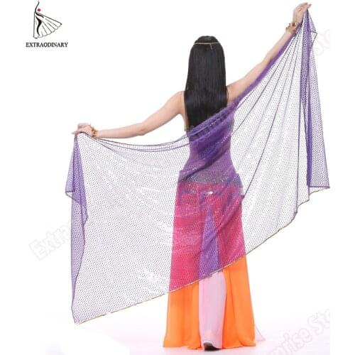 Women Veil Chiffon Belly Dance Scarf Shawl Stage Performance Silk Scarves Light Bellydance 13 Colour 210x95cm 13 Colour