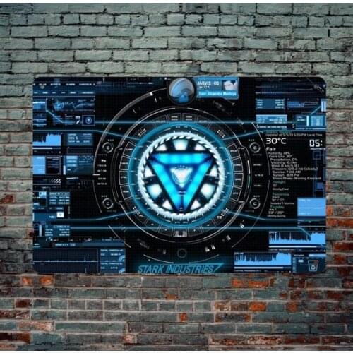 STARK INDUSTRIES Tin Sign Retro Metal Sign Metal Poster Wall Sign Wall Poster Wall Decorator Home Decora