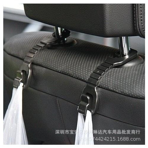 1PcsCar hidden seat back hook car headrest hook car multifunctional practical car hook creative storage