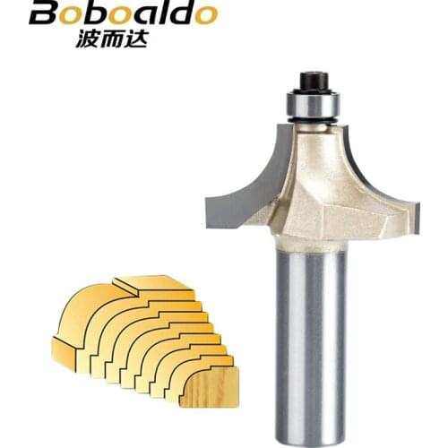 1pcs 1/2 1/4 Shank Beading Router Bit Tungsten Carbide Beading Bit Double Edging Router Bits for wood woodworking tools