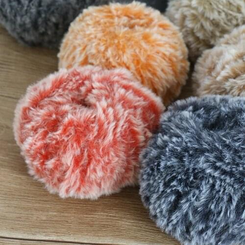 1000 G/lot 50g/ball Warm Faux Mink Fur Yarn Soft Long Plush Thick Yarn for Hand Knitting Overcoat Hat Scarf Warm Yarn for Winter